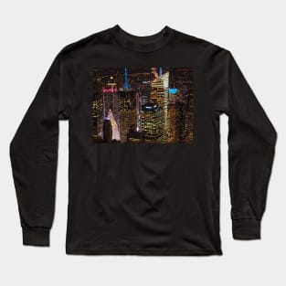 new york at night Long Sleeve T-Shirt